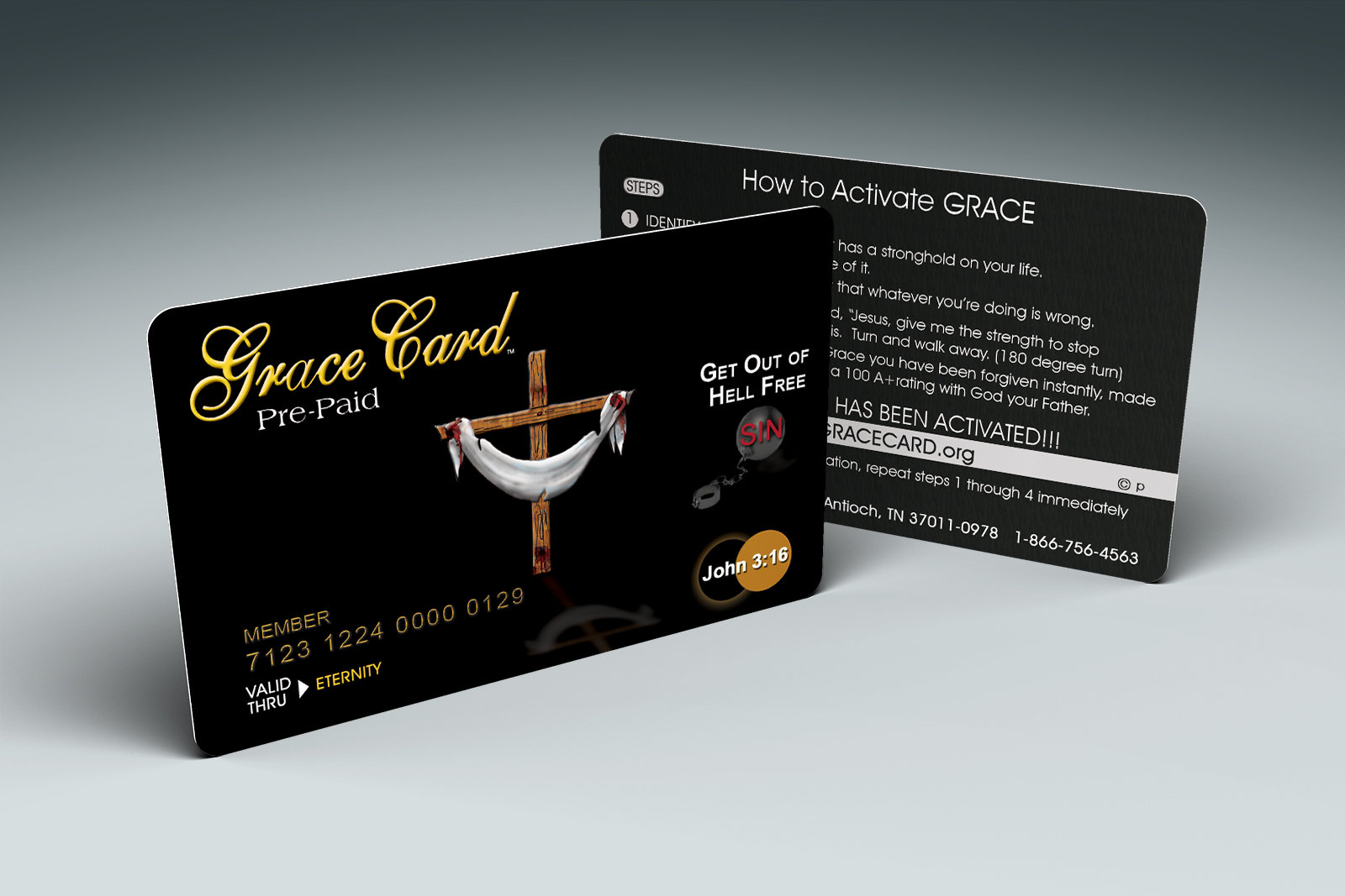 2 Individual Grace Cards Product Image